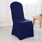 Navy Blue Spandex Banquet Chair Cover with Stretch Fit for Weddings and Events